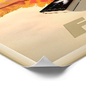 Affiche de voyage à Melbourne Floride Princesse Ro (Coin)