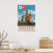 Affiche de voyage à Moscou Russie Art Impression V (Cuisine)