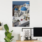 Affiche de voyage à Mykonos Grèce (Bureau à domicile)