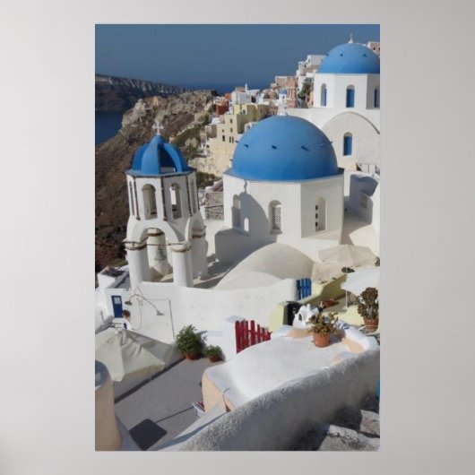 Affiche de voyage à Mykonos Grèce (Devant)