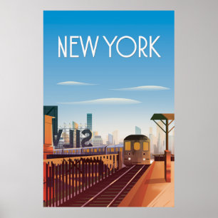 Affiche de voyage à New York