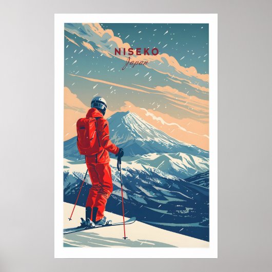 Affiche de voyage à Niseko - Japon 1 (Devant)