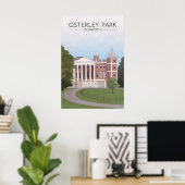 Affiche de voyage à Osterley Park Londres (Bureau à domicile)