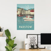 Affiche de voyage à Padstow Cornwall (Bureau à domicile)