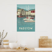 Affiche de voyage à Padstow Cornwall (Cuisine)
