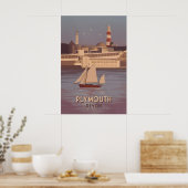 Affiche de voyage à Plymouth Devon (Cuisine)