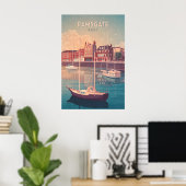 Affiche de voyage à Ramsgate Seaside (Bureau à domicile)