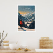 Affiche de voyage à Saalbach - Autriche 1 (Cuisine)