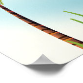 Affiche de voyage aérien au Cap-Vert (Coin)