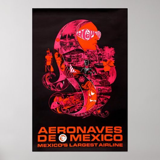 Affiche de voyage Aeronaves Impression d'art d'Aca (Devant)