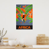 Affiche de voyage africaine Impression d'art de la (Cuisine)