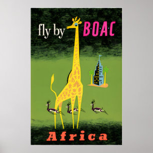 Affiche de voyage Afrique Art africain Impression