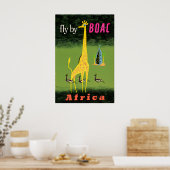 Affiche de voyage Afrique Art africain Impression (Cuisine)