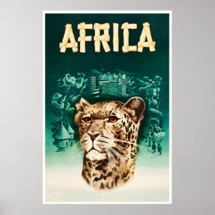 Affiche de voyage Afrique Art africain Impression