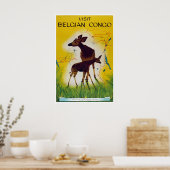 Affiche de voyage Afrique Art Congo Impression afr (Cuisine)