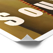 Affiche de voyage Afrique du Sud Impression d'art  (Coin)