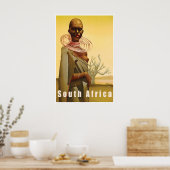 Affiche de voyage Afrique du Sud Impression d'art  (Cuisine)