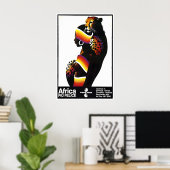 Affiche de voyage Afrique Impression d'art mural a (Bureau à domicile)