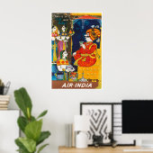 Affiche de voyage Air-Inde Art de l'Inde Impressio (Bureau à domicile)