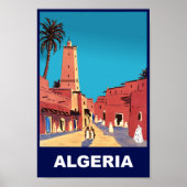 Affiche de voyage Algérie (Devant)