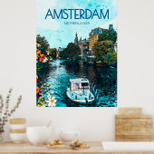Affiche de voyage Amsterdam (Cuisine)