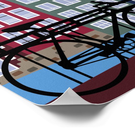 Affiche de voyage Amsterdam (Coin)