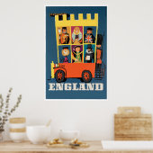 Affiche de voyage Angleterre (Cuisine)