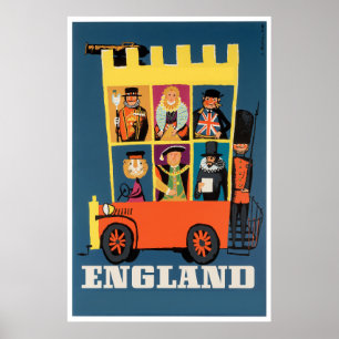 Affiche de voyage Angleterre