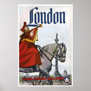 Affiche de voyage Angleterre Londres Art TCA impre