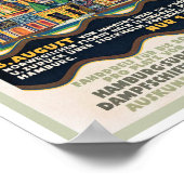 Affiche de voyage années 30 Allemagne vers Russie  (Coin)