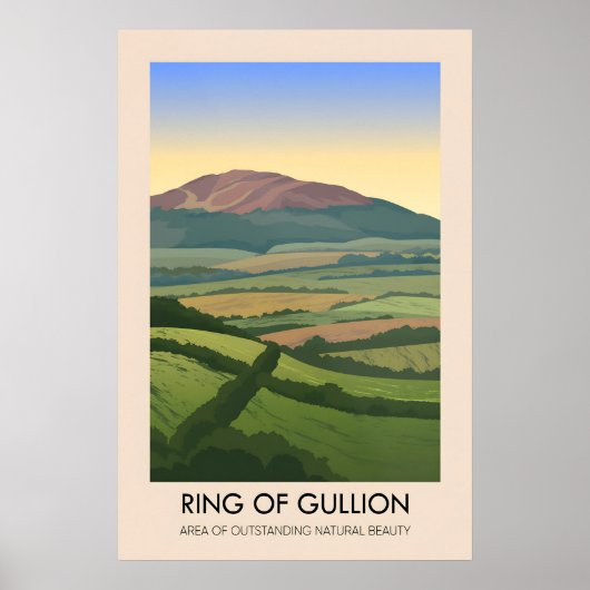 Affiche de voyage AONB Ring Of Gullion (Devant)