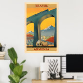 Affiche de voyage Arménie (Bureau à domicile)