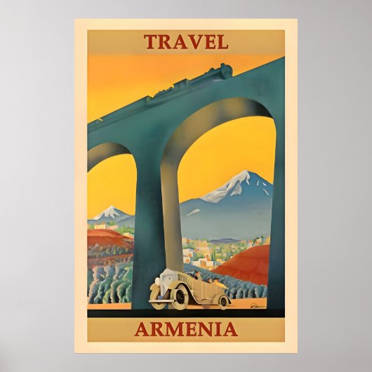 Affiche de voyage Arménie (Devant)