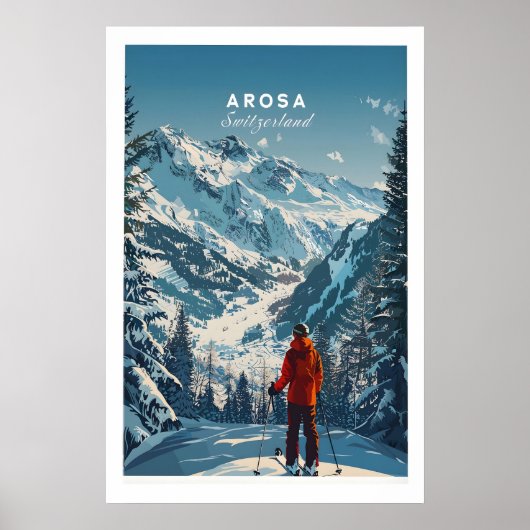 Affiche de voyage Arosa - Suisse 1 (Devant)