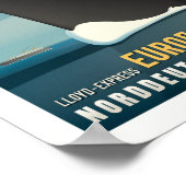 Affiche de voyage Art déco SS Europa (Coin)