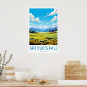 Affiche de voyage Arthurs Pass Ski Park (Cuisine)