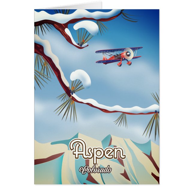 Affiche de voyage Aspen Colorado (Devant)