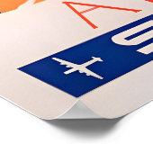 Affiche de voyage Athènes Grèce Art Impression gre (Coin)