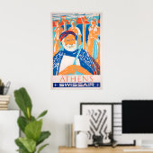 Affiche de voyage Athènes Grèce Art Impression gre (Bureau à domicile)