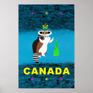 Affiche de voyage au Canada