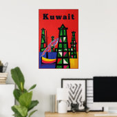 Affiche de voyage au Koweït (Bureau à domicile)