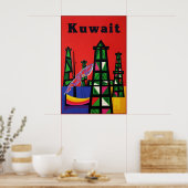 Affiche de voyage au Koweït (Cuisine)