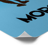 Affiche de voyage au Maroc. (Coin)