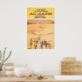 Affiche de voyage au Maroc Impression d'art maroca (Cuisine)
