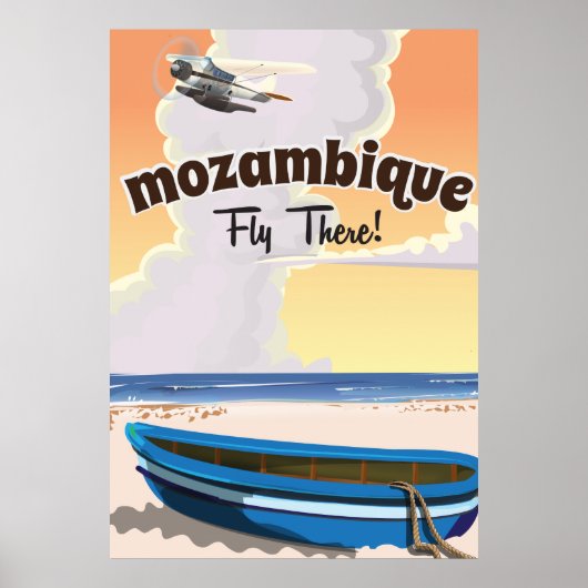 Affiche de voyage au Mozambique (Devant)