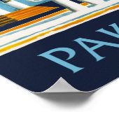 Affiche de voyage au Pakistan (Coin)