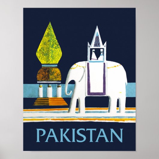 Affiche de voyage au Pakistan (Devant)