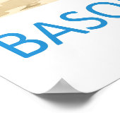 Affiche de voyage au Pays basque 1 (Coin)