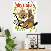 Affiche de voyage Australie (Bureau à domicile)