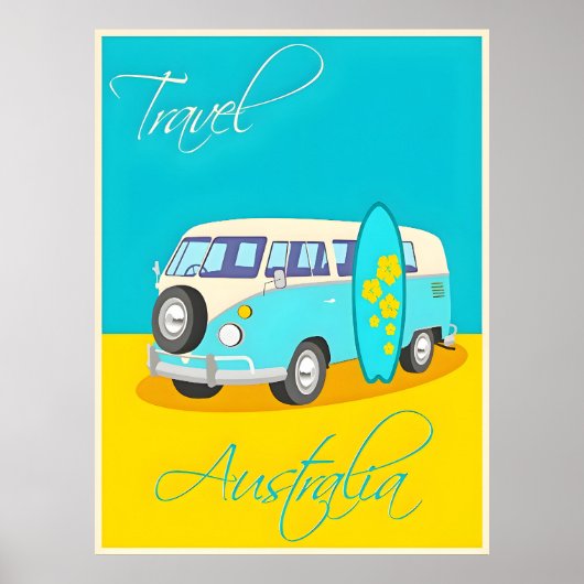 Affiche de voyage Australie (Devant)